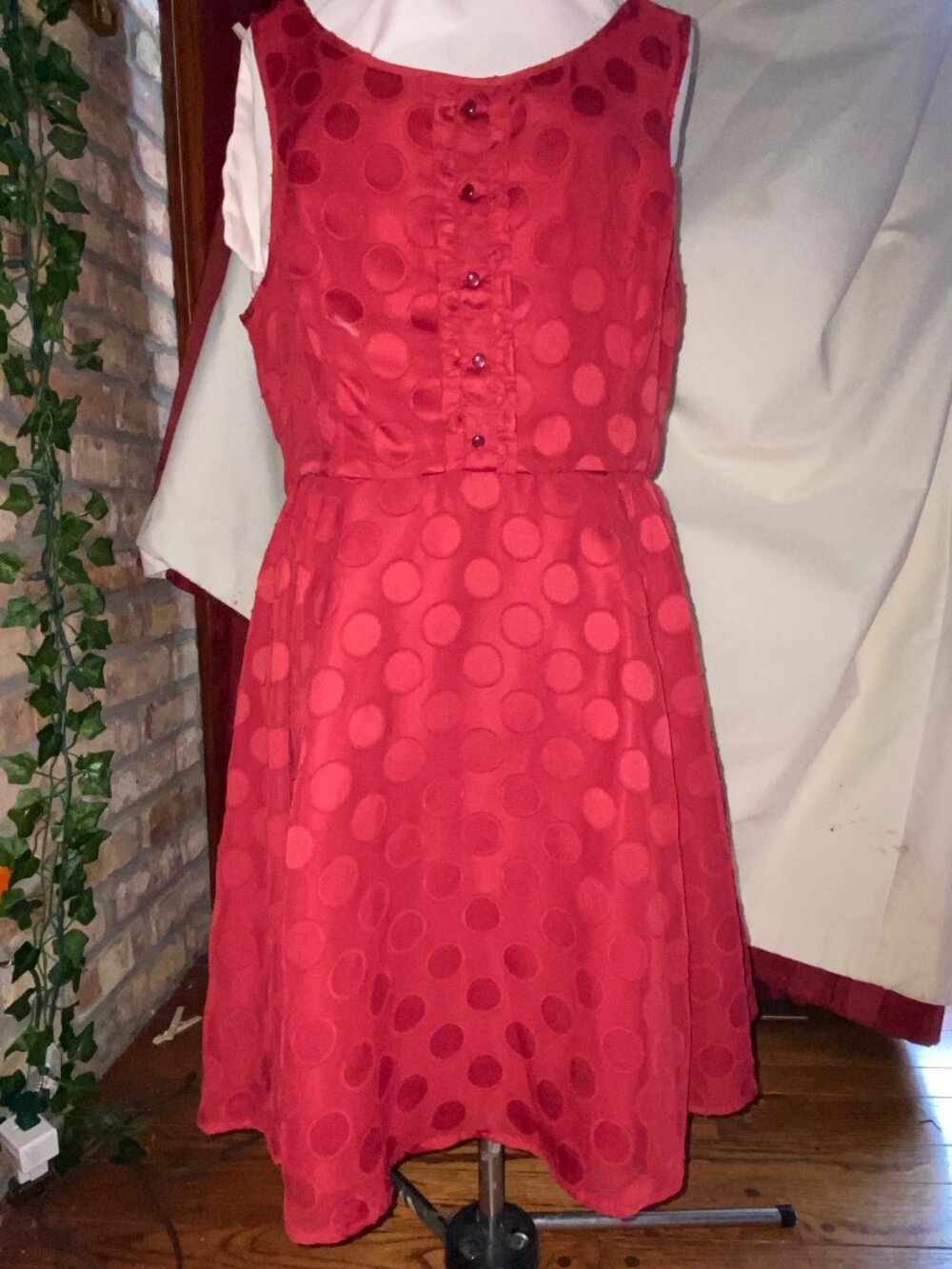 Disney Lauren Conrad Polka Dot Minnie Mouse Rocks the Dots Dress NWT Size 14